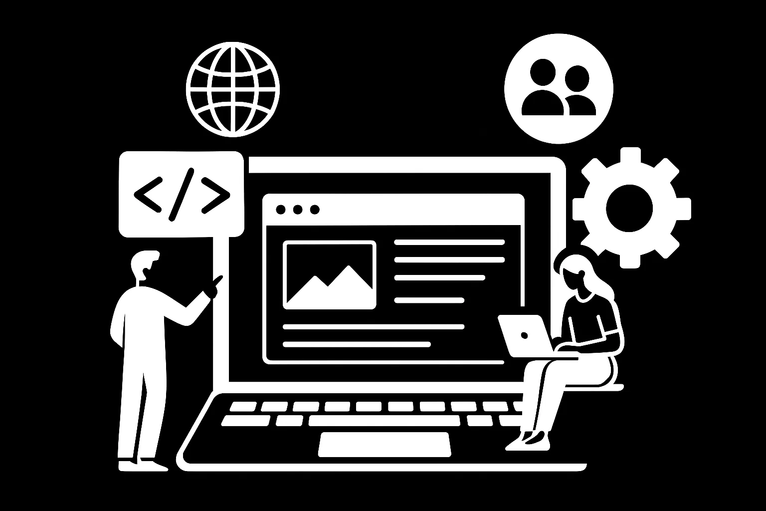 Image showcasing BoundLessHR's HR services, including 360-recruitment, payroll management, staff augmentation, and remote developer hiring for tech companies.