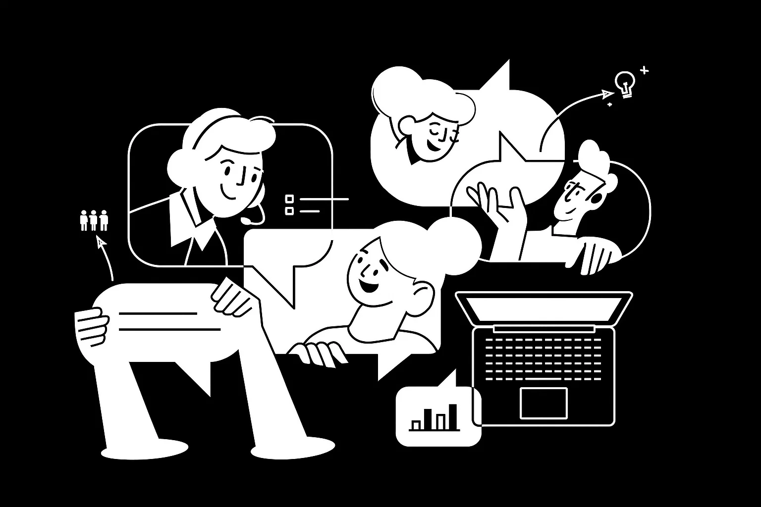 Image depicting how BoundLessHR enhances employee retention by streamlining HR processes, including efficient onboarding, clear communication, and career development.