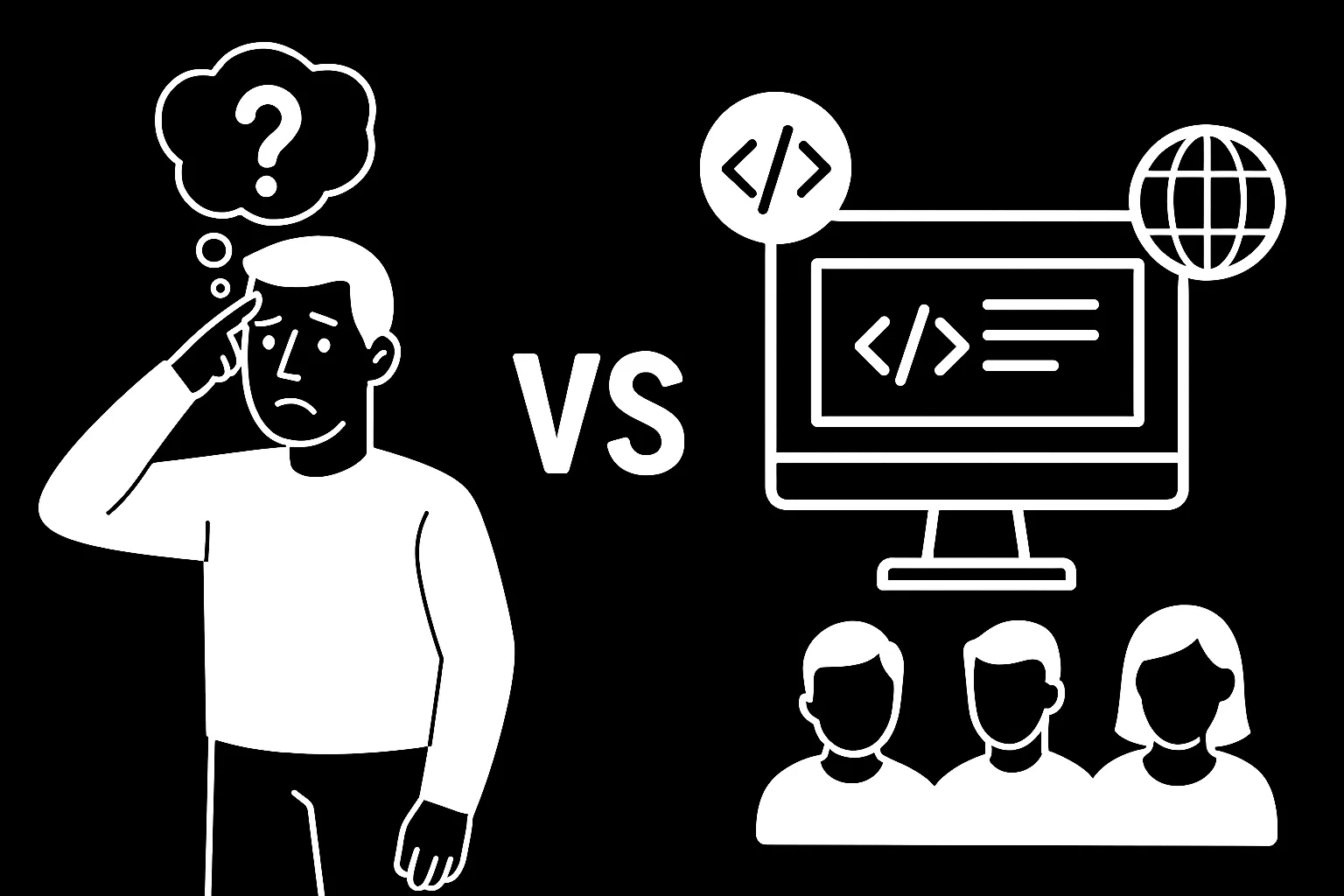 Visual representation highlighting the difference between BoundlessHR’s tech talent acquisition and BoundlessHQ’s Employer of Record services.