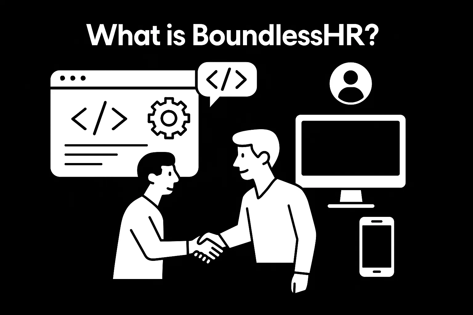 BoundLessHR logo representing smart HR solutions for tech companies, specializing in recruitment, payroll management, and talent acquisition.